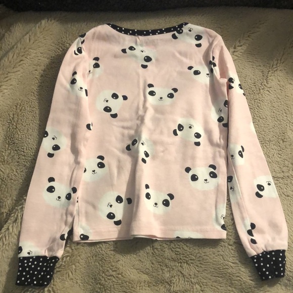 🎉4 for $20 The Children’s Place Pink Panda Pajama Set, size 5 - Picture 3 of 6